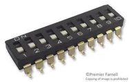 SWITCH, DIP, 2 WAY, UNSEALED