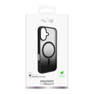 Puro Gradient TPU MagSafe Compatible Case for iPhone 17 - Black, Puro