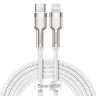 USB-C cable for Lightning Baseus Cafule, PD, 20W, 2m (white), Baseus