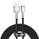 USB cable for Lightning Baseus Cafule, 2.4A, 2m (black), Baseus