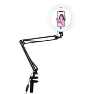 Desktop arm stand Puluz with 26cm LED Vlogging Ring PKT3090B, Puluz