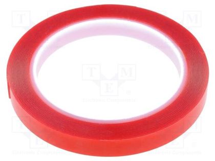 Tape: fixing; W: 12mm; L: 5m; Thk: 500um; double-sided; acrylic AFTC AFTC-5305-12MM-5M