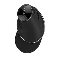 Wireless Vertical Mouse Delux M618PD BT+2.4G 4200DPI, Delux