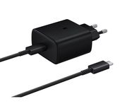Samsung EP-TA845EWE 45W wall charger with USB-C cable Samsung EP-DW767JWE 45W 1.8m (OOB Bulk - replacement packaging) - white, Samsung