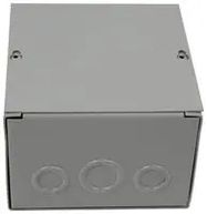 ENCLOSURE, JUNCTION BOX, STEEL, GRAY