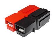 PLUG/RCPT HOUSING, 2POS, PC, RED/BLK