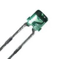 REFLECTOR LED 3MM GREEN