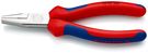 KNIPEX 20 05 160 Flat Nose Pliers with multi-component grips chrome-plated 160 mm