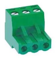 TERMINAL BLOCK, PLUGGABLE, 6POS, 12AWG