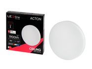 LED šviestuvas, paviršinis, ACTON 18W 1900lm 3000K IP54 apvalus su judesio jutikliu