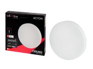 LED šviestuvas, paviršinis, ACTON 24W 2600lm 4000K IP54 apvalus su judesio jutikliu