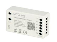 LED juostų valdiklis RGB+CCT, 12/24Vdc, 15A, valdomas RF, Wi-Fi, TUYA, LED line PRIME