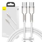Cable USB-C to USB-C Baseus Cafule, 100W, 1m (white), Baseus