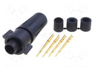 Connector: circular; plug; male; 5A; 125V; PIN: 4; EN2; soldering SWITCHCRAFT