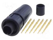 Connector: circular; plug; male; 3A; 125V; PIN: 6; EN2; soldering SWITCHCRAFT