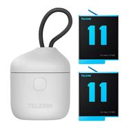 3-slot waterproof charger Telesin Allin box + 2 batteries for GoPro Hero 12 / 11 / 10 / 9, Telesin