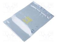 Protection bag; ESD; L: 152mm; W: 102mm; Thk: 76um EUROSTAT GROUP