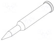 Tip; conical,elongated; 0.4mm ERSA