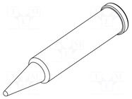 Tip; conical; 1mm; for  soldering iron,for soldering station ERSA