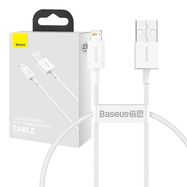 Baseus Superior Series Cable USB to Lightning, 2.4A, 0,25m (white), Baseus