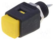 Laboratory clamp; yellow; 70VDC; 16A; screw,spring clamp; nickel SCHÜTZINGER