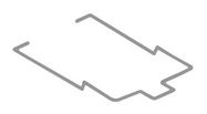 CLAMP, METAL, FOR RXZ RELAY SOCKET