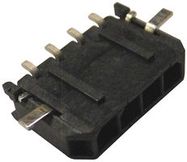 CONNECTOR, HEADER, 4POS, 1ROW, 3MM