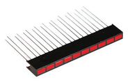 BAR GRAPH, 10-LED, RED/GREEN/YELLOW