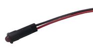 INDICATOR, LED PANEL MOUNT, 3MM, RED