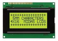 DISPLAY, ALPHANUMERIC, 16X4, YELLOW/GRN