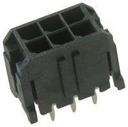 CONNECTOR, HEADER, 6POS, 2ROW, 3MM