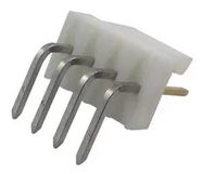 CONN, HEADER, 4POS, 1ROW, 2.54MM