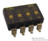 SWITCH, DIP, 2.54MM, SMD, 4 WAY