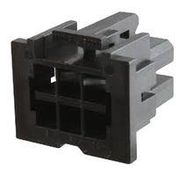 CONNECTOR HOUSING, RCPT, 8POS