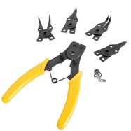 Circlip Pliers 6" Deli Tools EDL104506 (yellow), Deli Tools