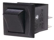 ROCKER SWITCH, DPST, 16A, 250VAC, PANEL