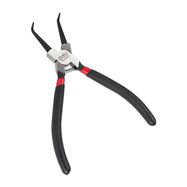 Bent Interior Circlip Pliers 7" Deli Tools EDL0343 (black), Deli Tools