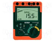 Meter: insulation resistance; LCD; (6000); VAC: 500mV÷600V EXTECH