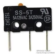 MICROSWITCH, SPDT, PIN, 125VAC, 5A