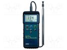 Thermoanemometer; LCD; 3,5 digit (1999); 0÷50°C; Interface: RS232 EXTECH