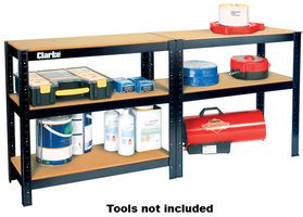 SHELVING UNIT, BOLTLESS, 150KG, BLACK CSR5150B