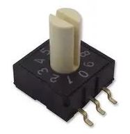 SWITCH, ROTARY, SMD, 10X10, 10 POS, 3X2