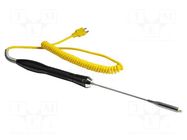 Probe: K-type temperature; -50÷800°C; Probe l: 150mm EXTECH