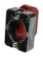 CONTACT BLOCK, W/MOUNTING PLATE,  RED