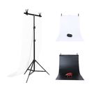 Photo studio background support Puluz 70x200cm + Backdrops 2 pcs DCA0976, Puluz