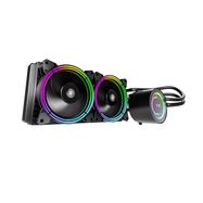 PC Water Cooling AiO Darkflash TR240 RGB 2x 120x120 (black), Darkflash