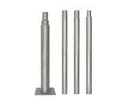 Lighting split pole 4m grey