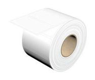 LABEL, POLYESTER, WHITE, 35MM X 65MM