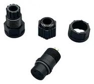 CIRCULAR CABLE KIT, RCPT, 4POS, SOLDER
