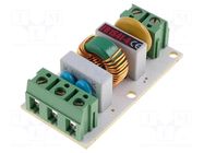 Filter: anti-interference; 250VAC; 0.1uF; 500uH; Ioper.max: 4A FILTERCON